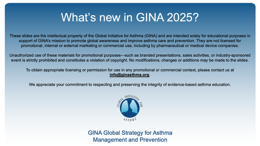 What's New in 2025 GINA Slide Set